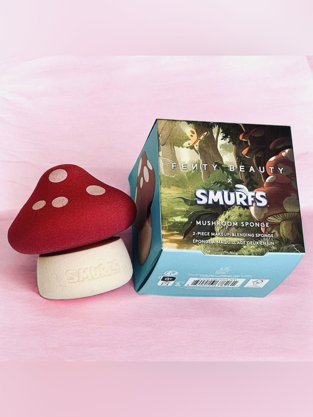 Fenty Beauty Smurf 2pc Mushroom Blending Sponge Lmt Ed. NIB